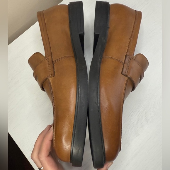 Men’s Express NWT Brown Leather Loafers - Size 12 Office Business Career main image 6